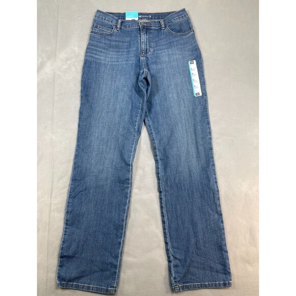 Lee Jeans Women's Size 6 Relaxed Fit Straight Leg Meridian Wash - Picture 1 of 13